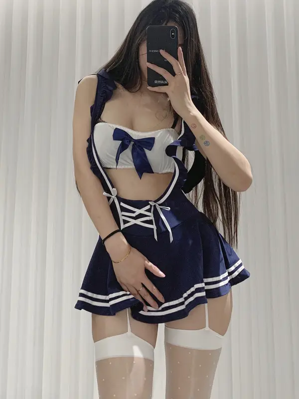 067.陈佩奇-微密圈系列 – 白丝学生装 13